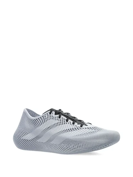 Cămașă Adidas cu dungi cu broderie clasică gri