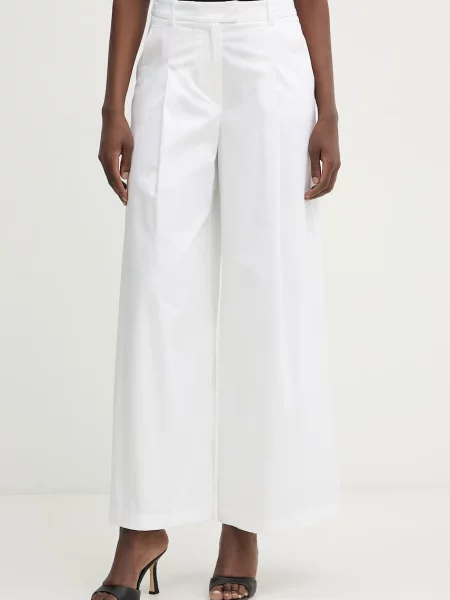 Luisa Spagnoli pantaloni pentru femei din Angelina alb