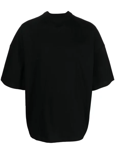 Tricou Jil Sander scurt negru