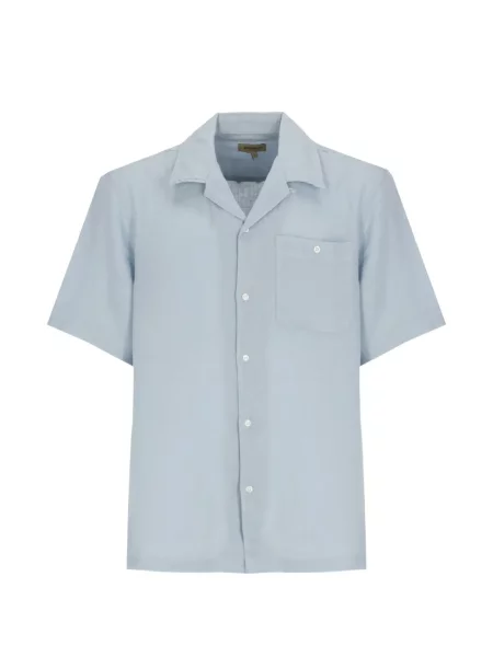 Gulerat scurt cămașă Woolrich albastru