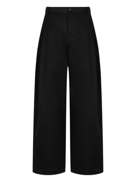 Plisované kalhoty Tomboy černé