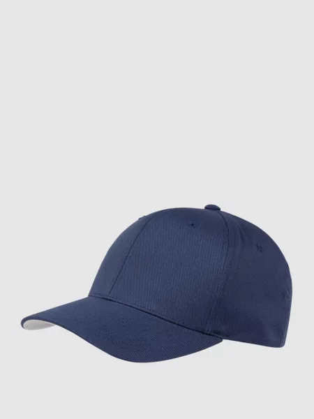 Czapka z daszkiem z dodatkiem streczu Flex Fit niebieska