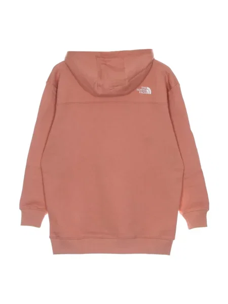 Bluza z kapturem The North Face z kapturem różowa