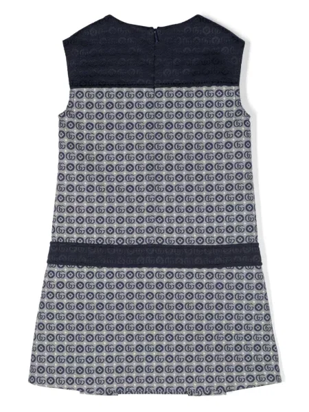 Sukienka mini dziecięca Gucci niebieska
