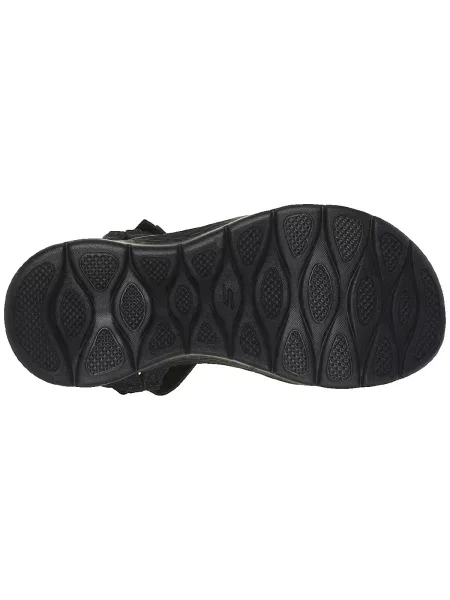 Pántos félcipő Skechers fekete