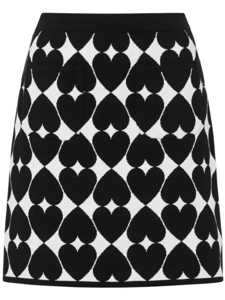 Fustă Moschino tricotate negru