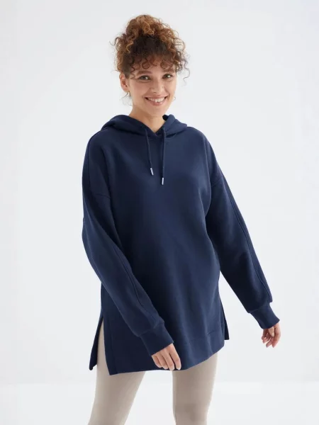 Tommy Life Sweater majica mornarsko plava