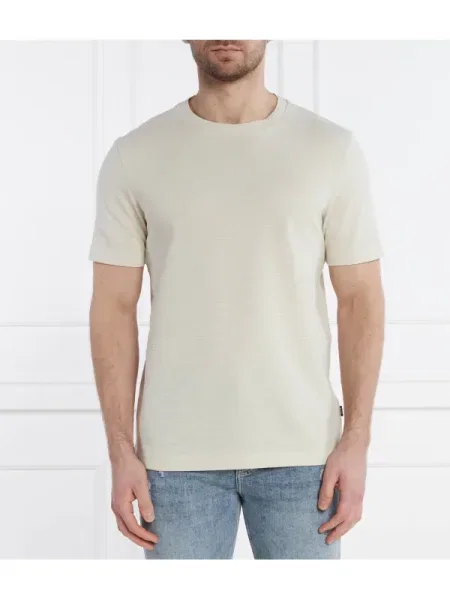 Boss Tricou Tiburt Alb negru