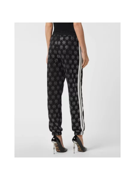 Joggery Philipp Plein polarowe czarne