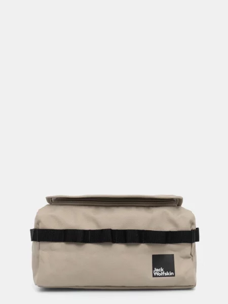 Козметична чанта Jack Wolfskin Konya зелено бежово