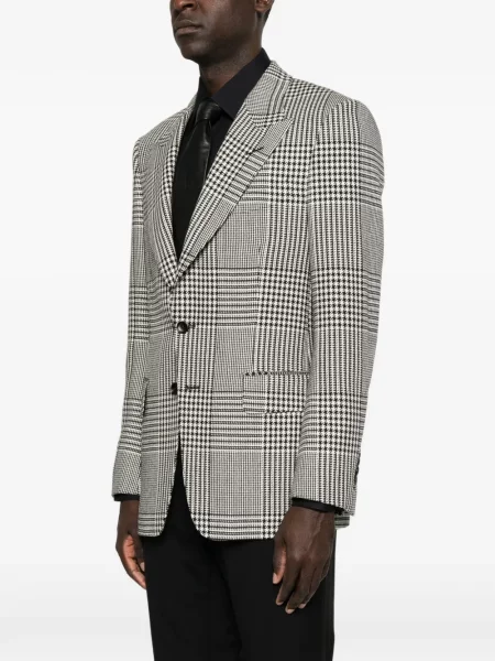 Sacou Tom Ford în carouri negru