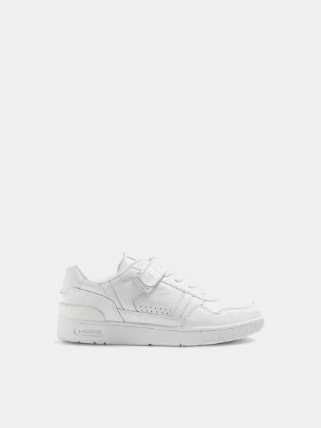 Lacoste T-Clip Velcro Кросівки Шкіра білий
