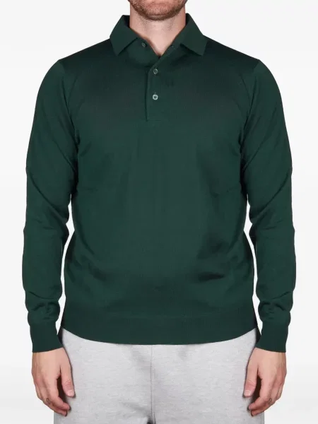 Πλεκτό μακρύς polo Filippo De Laurentiis πράσινο