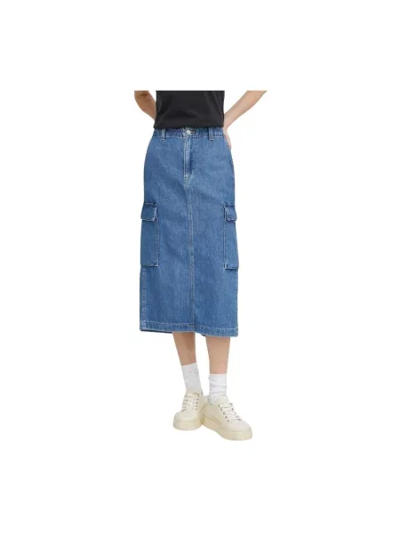 Spódnica jeansowa Levi's niebieska