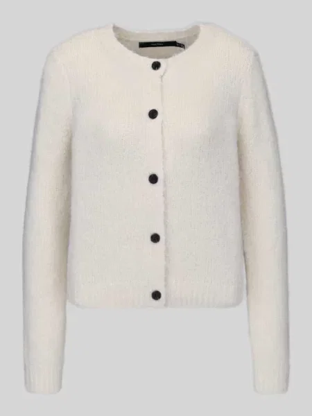 Kurtka z dzianiny o kroju regular fit z dodatkiem wełny model ‘NOVAH’ Vero Moda