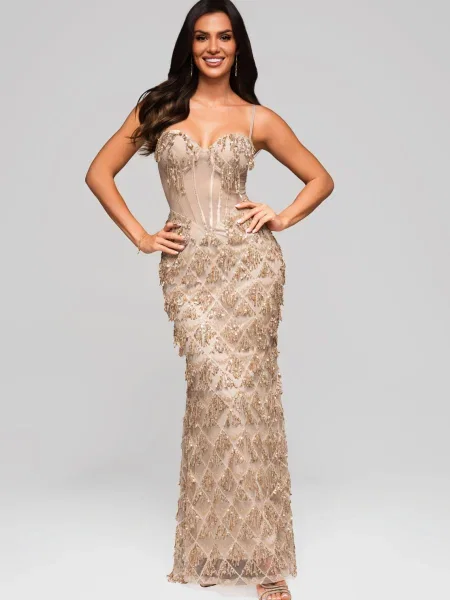 Rochie de seară Edoti de costum