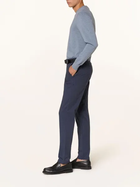 Cinque Chinosy Cibrody Extra Slim Fit blau granatowe