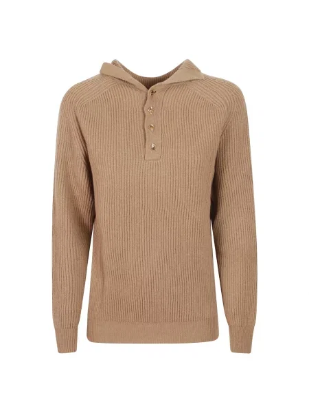 Sweter Dondup brązowy