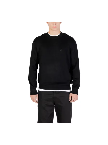 Lekki sweter Armani Exchange elegancki czarny