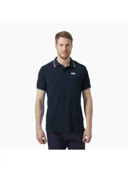 Tricou polo pentru bărbați Helly Hansen Kos Polo navy albastru închis