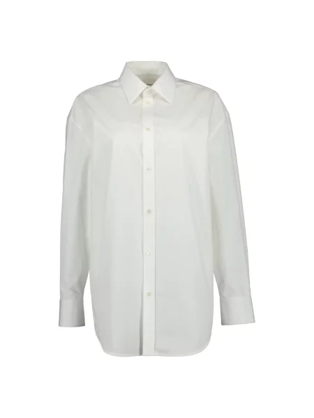 Koszula Saint Laurent popelinowa biała