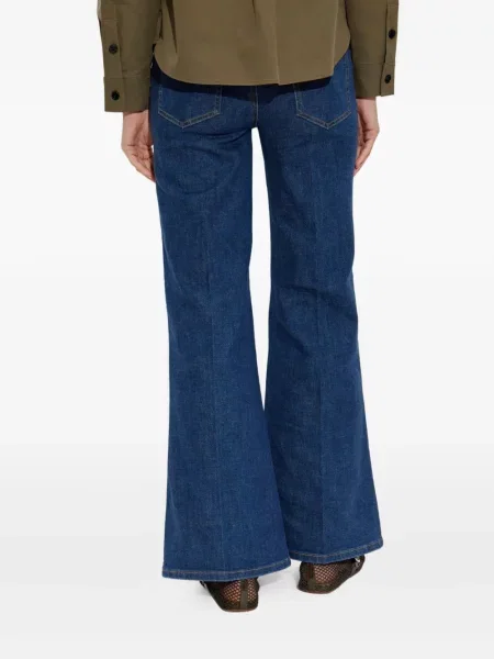 Blugi evazați Self-portrait albastru