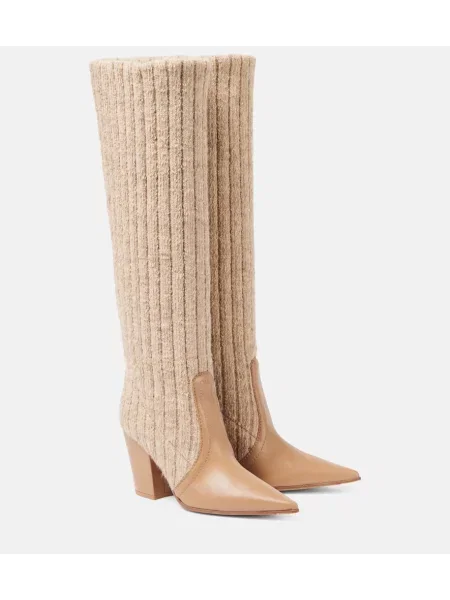 Cizme Gianvito Rossi din piele maro