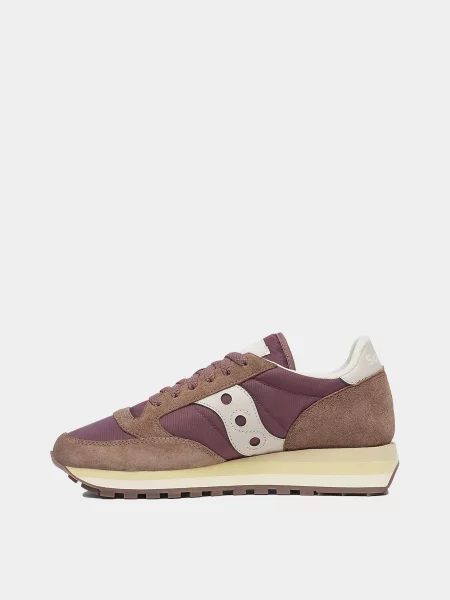 Замшеві Кросівки Saucony бордовий