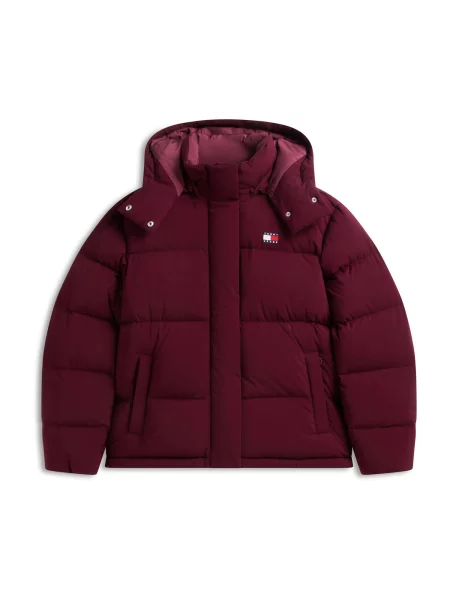 Tommy Jeans Geacă de iarnă Alaska albastru marin / ciclam / roșu alb