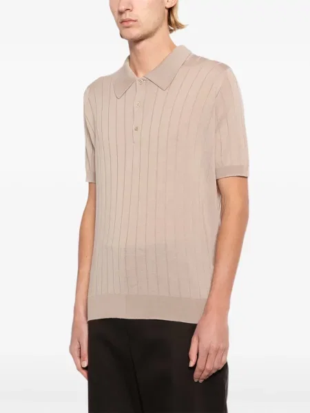 Tricou polo John Smedley maro