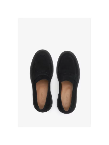 Пенні-лофери велюрові Estro чорні