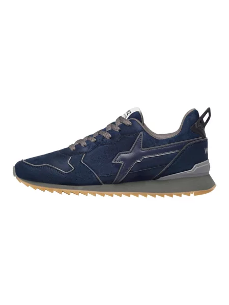 Sneakersy W6yz zamszowe niebieskie