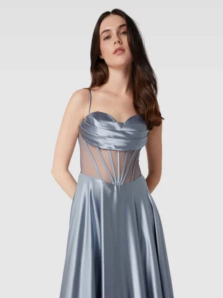 Sukienka wieczorowa z cienkimi ramiączkami Hey Kyla