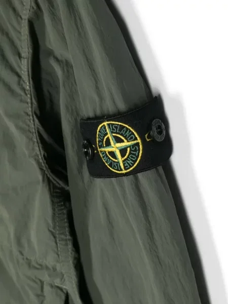 Kurtka bomber dziecięcy Stone Island zielony