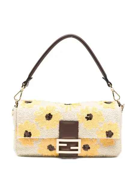 Torebka bagietka Fendi Baguette w kwiatki