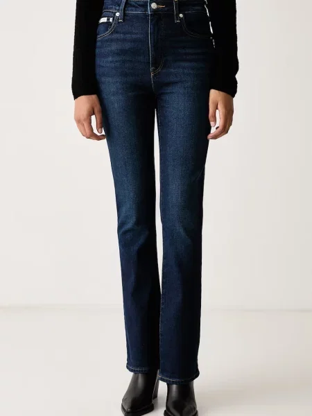 Calvin Klein Jeans blugi flared pentru femei