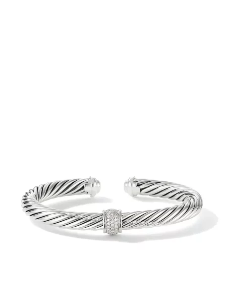 Brăţară David Yurman argintiu