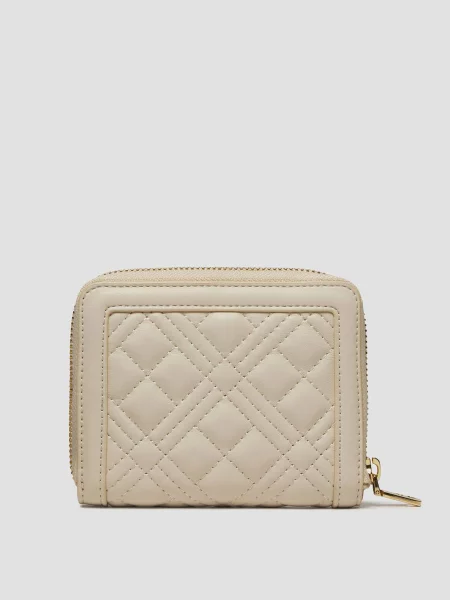 Кошелек Moschino бежевый