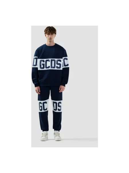 Bluza nierozpinana Gcds z logo niebieska
