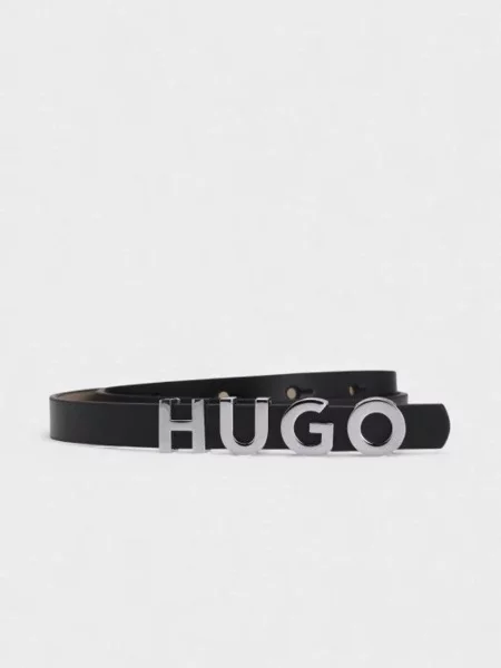 HUGO Ремені Шкіра чорний