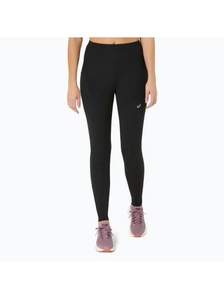 Női futó leggings ASICS Road Winter High Waist teljesítmény fekete. Méret: XL fekete