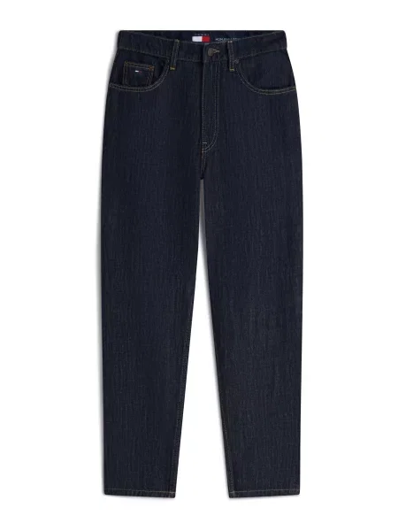 Tommy Jeans Blugi Bleumarin Mom Fit albastru