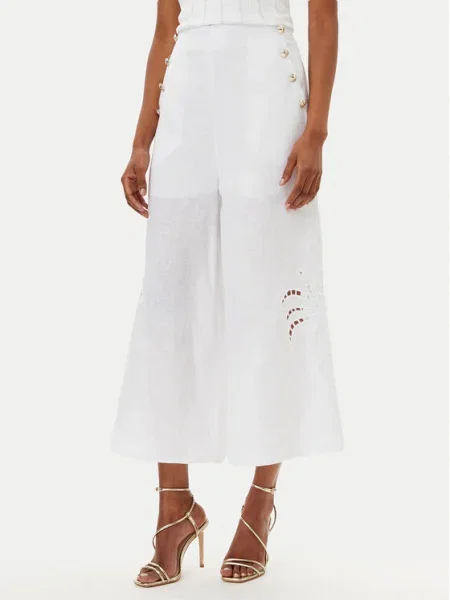 MET Culottes nohavice biela