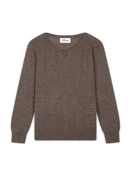 JUST CASHMERE Pulover Helen temno siva