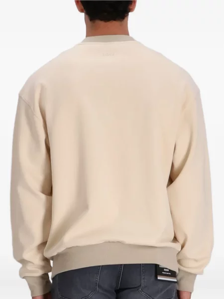 Hanorac crewneck Boss cu decolteu rotund