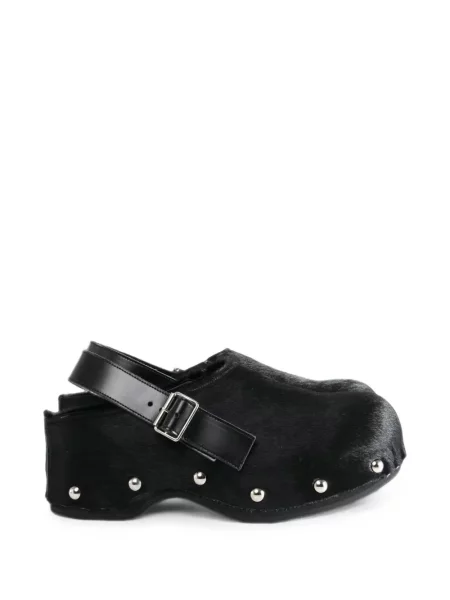 Saboți Comme Des Garçons Tao cu tepi negru