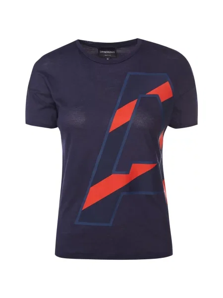 Tričko Emporio Armani modrá