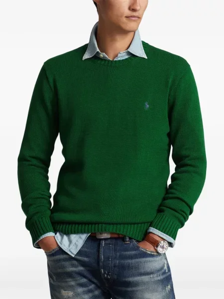 Curea Polo Ralph Lauren tricotate cu autograf cu șireturi albastru