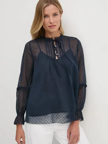 Bluză Pepe Jeans albastru