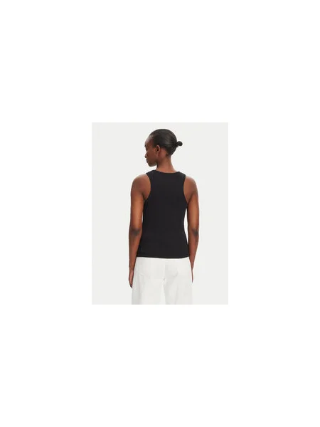 TWINSET Felső Slim Fit fekete